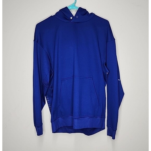 Lululemon Relaxed-Fit Train Hoodie Mesh Men’s size Small in Royal Blue - Picture 1 of 6